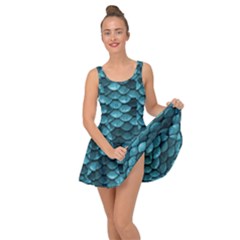 Teal Scales! Inside Out Casual Dress by fructosebat