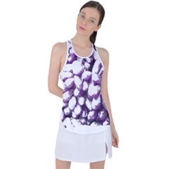 Grapes T- Shirt Purple Grapes Photo T- Shirt Racer Back Mesh Tank Top by maxcute