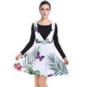 Hawaii T- Shirt Hawaii Lent Flowers Pattern T- Shirt Plunge Pinafore Dress View1