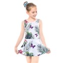 Hawaii T- Shirt Hawaii Lent Flowers Pattern T- Shirt Kids  Skater Dress Swimsuit View1