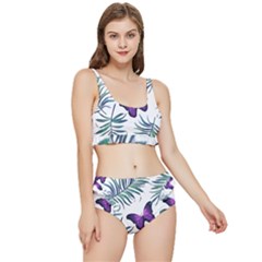 Hawaii T- Shirt Hawaii Peacock Pattern T- Shirt Frilly Bikini Set by maxcute