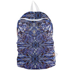Denim Blend Repeats I Foldable Lightweight Backpack by kaleidomarblingart