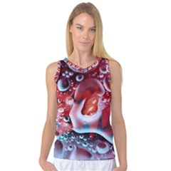 Abstract Art Texture Bubbles Women s Basketball Tank Top by Ravend
