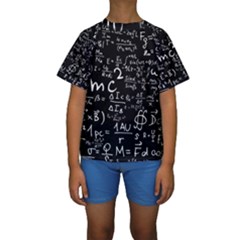 E=mc2 Text Science Albert Einstein Formula Mathematics Physics Kids  Short Sleeve Swimwear by Jancukart