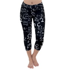 E=mc2 Text Science Albert Einstein Formula Mathematics Physics Capri Winter Leggings  by Jancukart