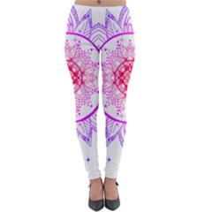 Mandala Design T- Shirttime Travel T- Shirt Lightweight Velour Leggings by maxcute