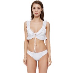 Mandala T- Shirt Mandala The Black Series 005 T- Shirt Low Cut Ruffle Edge Bikini Set by maxcute