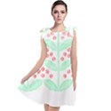 Pattern T- Shirtcoffee Flowers 1 T- Shirt Tie Up Tunic Dress View1