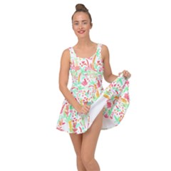 Pattern T- Shirtthe Watercolor Jungle Pattern 1 T- Shirt Inside Out Casual Dress by maxcute