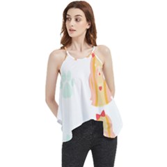 Shih Tzu Dog Pattern T- Shirtshih Tzu Dog Pattern T- Shirt Flowy Camisole Tank Top by maxcute