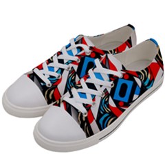 Abstract Background Pattern Men s Low Top Canvas Sneakers by Jancukart