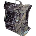 Black Marble Abstract Pattern Texture Buckle Up Backpack View1