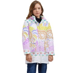 Snail Lover T- Shirtsnail T- Shirt Kid s Hooded Longline Puffer Jacket by maxcute