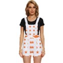 Stars T- Shirt Star Pattern - Orange T- Shirt Short Overalls View1