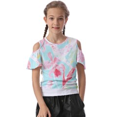 Tropical T- Shirt Tropical Fascinating Unfold T- Shirt Kids  Butterfly Cutout Tee by maxcute