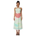 Tropical T- Shirt Tropical Gorgeous Tubifloras T- Shirt Sleeveless Cross Front Cocktail Midi Chiffon Dress View1