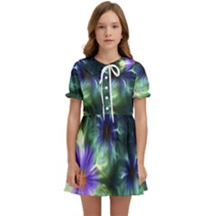 Fractalflowers Kids  Sweet Collar Dress by Sparkle