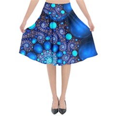Digitalart Balls Flared Midi Skirt by Sparkle