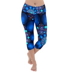Digitalart Balls Lightweight Velour Capri Yoga Leggings by Sparkle