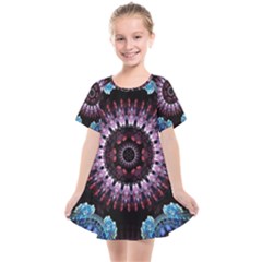 Digitalart Kaleidoscope Kids  Smock Dress by Sparkle