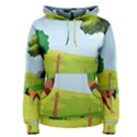 Mother And Daughter Yoga Art Celebrating Motherhood And Bond Between Mom And Daughter. Women s Pullover Hoodie View1
