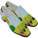 Mother And Daughter Yoga Art Celebrating Motherhood And Bond Between Mom And Daughter. Women Slip On Heel Loafers View3