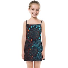 Big Data Abstract Abstract Background Kids  Summer Sun Dress by Pakemis