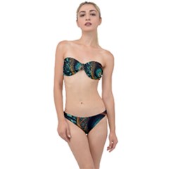 Big Data Abstract Abstract Background Backgrounds Classic Bandeau Bikini Set by Pakemis
