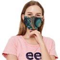 Big Data Abstract Abstract Background Backgrounds Fitted Cloth Face Mask (Adult) View1