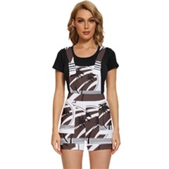Palm Tree Design-01 (1) Short Overalls by thenyshirt
