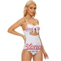 Blondie One Way Or Another 1978-01 Knot Front One-Piece Swimsuit View3