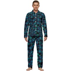 Background Abstract Textile Design Men s Long Sleeve Velvet Pocket Pajamas Set by Ravend