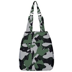 Camouflage Camo Army Soldier Pattern Military Center Zip Backpack by Jancukart