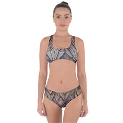 Church Ceiling Mural Architecture Criss Cross Bikini Set by Ravend