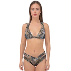 Church Ceiling Mural Architecture Double Strap Halter Bikini Set by Ravend