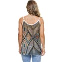 Church Ceiling Mural Architecture Casual Spaghetti Strap Chiffon Top View4