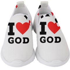 I Love God Kids  Slip On Sneakers by ilovewhateva