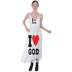 I Love God Tie Back Maxi Dress by ilovewhateva