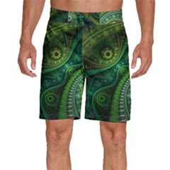 Abstract Pattern Design Art Fabric Decoration Men s Beach Shorts by danenraven