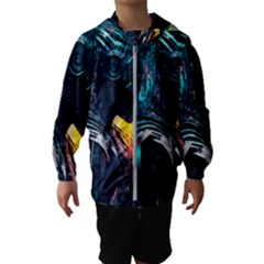 Who Sample Robot Prettyblood Kids  Hooded Windbreaker by Ravend