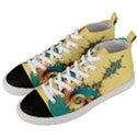 Fractal Art Fractals Digital Art Men s Mid-Top Canvas Sneakers View2