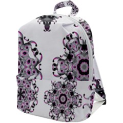 Frame Border Picture Frame Zip Up Backpack by Uceng