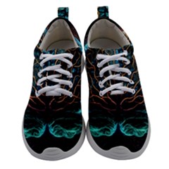 Brain Mind Technology Circuit Board Layout Patterns Women Athletic Shoes by Uceng