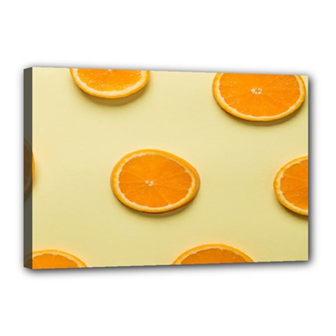 Fruite Orange Canvas 18  X 12  (stretched) by artworkshop