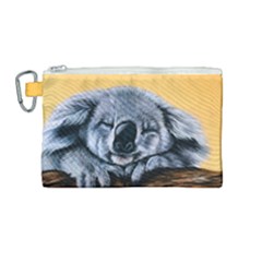 Koala Canvas Cosmetic Bag (medium) by ArtByThree