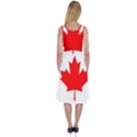Canada Flag Canadian Flag View Midi Sleeveless Dress View2