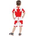 Canada Flag Canadian Flag View Kids  Tee and Shorts Set View2