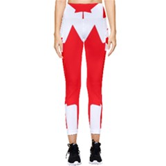 Canada Flag Canadian Flag View Pocket Leggings  by Ravend