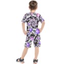 Background Fractal Annotation Sample Fantasy Kids  Tee and Shorts Set View2