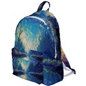 Oil Painting Night Scenery Fantasy The Plain Backpack View1